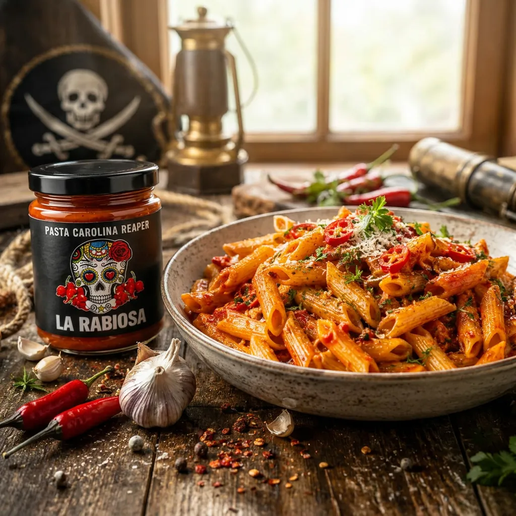 Piraten-Pasta „La Rabiosa Arrabbiata"
